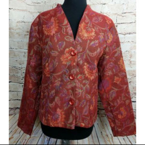 Coldwater Creek Jacquard Jacket